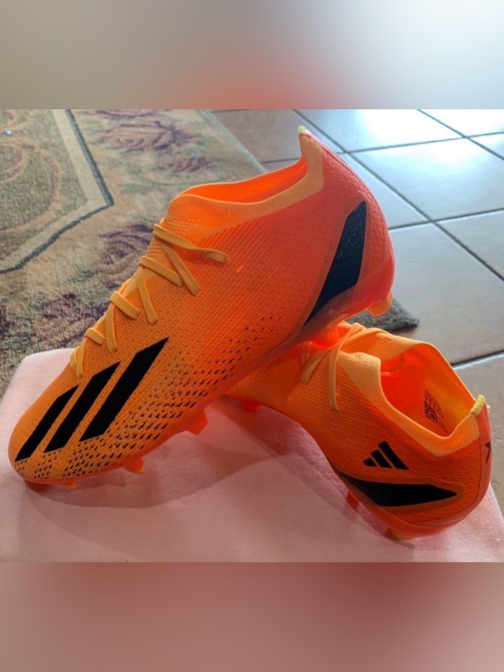 ADIDAS MEN'S X SPEEDPORTAL .2 FG Sunkist Orange Premium Men’s Soccer Cleats